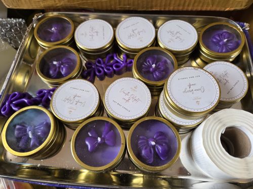 Soy Wax Decorative Tin Candle for Aromatherapy, Technics : Handmade