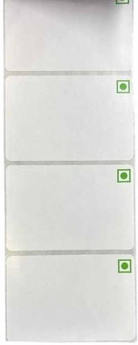 Paper 75x50mm Printed Barcode Label Roll, Color : White
