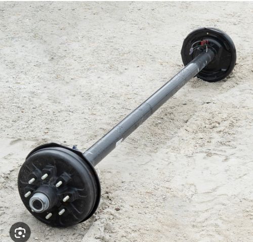 Non Coated Cast Iron Trailer Axles, Color : Silver for Agricultural