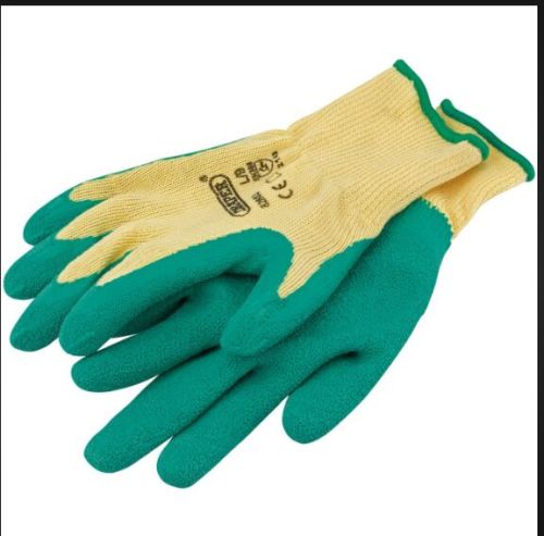 Coated Gloves- Yellow/green, Lining Material : Knitted Lining