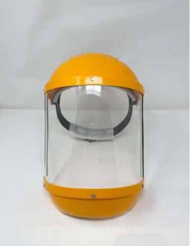 Plain Plastic/fibre Face Shield with Ratchet Head Band