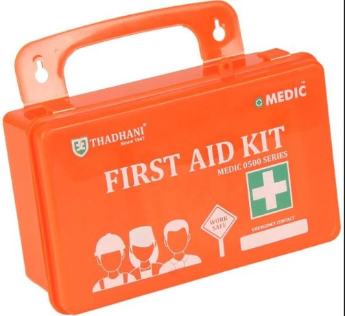 Plain Polished Plastic First Aid Box, Brand Name : Thandani