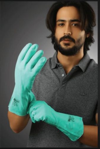 Nitrile Gloves, Color : Green