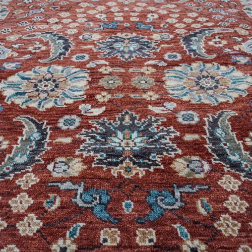 Viraaj Traditional Hand Knotted Deep Brown Carpet