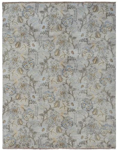 Viraaj Traditional Hand Knotted Off White Carpet