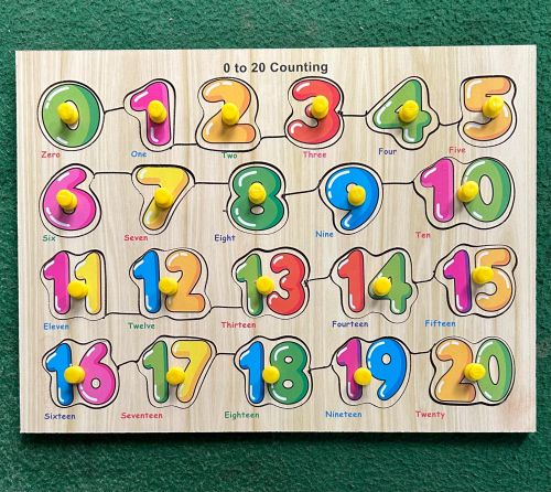 Laminated MDF Wooden Educational Toy Counting Puzzle, Gender : Unisex