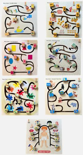 Laminated MDF Wooden Maze Chase, Color : Multicolor, Gender : Unisex