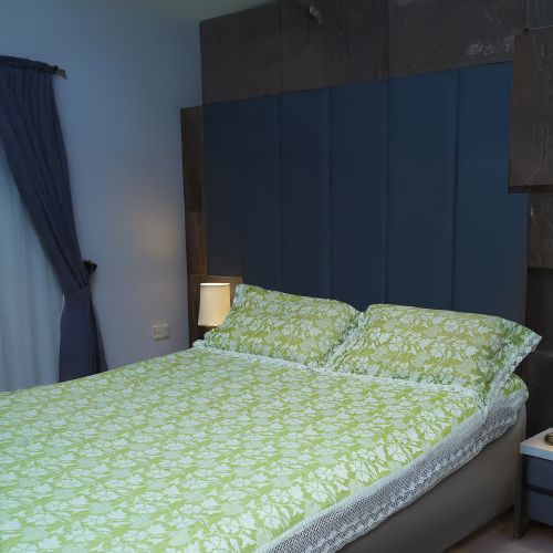 Cotton Printed Bed Covers, Color : Green for Occasional, Hotel, Home