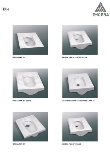 Ceramic Orissa Pan, Color : Light White