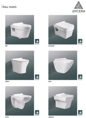 Wall Hung Toilet, Color : White