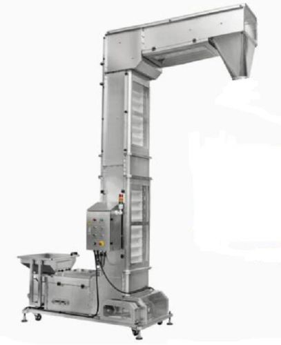Semi Automatic Electric SS316 / SS304 (Gmp Model) Bucket Elevators