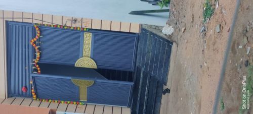 Polished Iron Main Gate, Color : Blue Antique