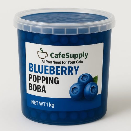 Cafesupply Blueberry Popping Boba, Packaging Type : Plastic Jar