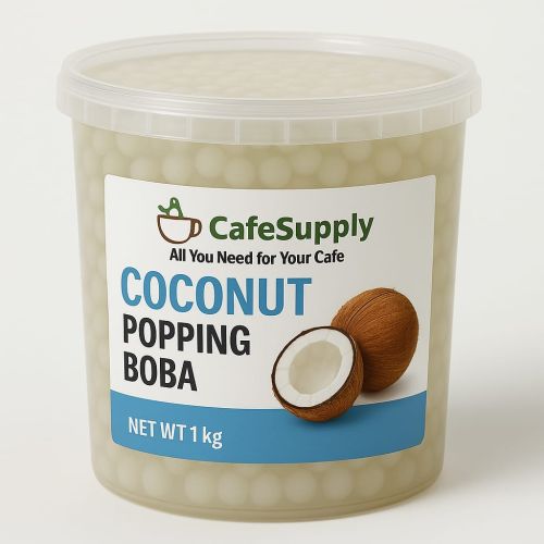 Cafesupply Coconut Popping Boba, Packaging Type : Plastic Jar