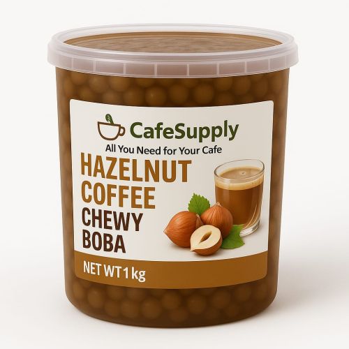 Cafesupply Hazelnut Coffee Chewy Boba Bubble Tea