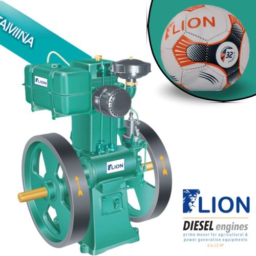 Lion Diesel Engine, Color : Silver, Weight : Varies for Industrial