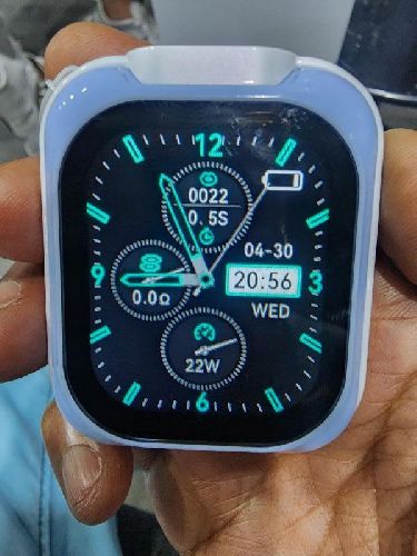 Silicone Rubber Smart Watch, Strap Color : Blue, Gender : Unisex