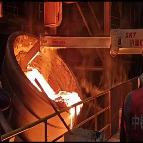 Electric Chrome Finish Kr Desulfurization Slag Skimming Machine