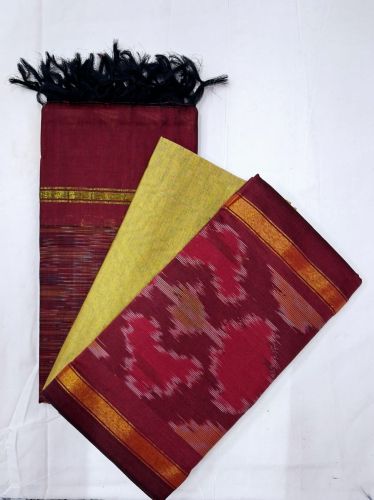 Raw Silk Ladies Pochamally Kurti Set, Color : Multicolor