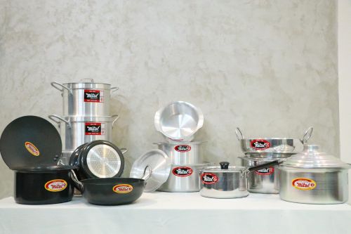 Non Coated Aluminium Cookware, Brand Name : Mital for Cooking