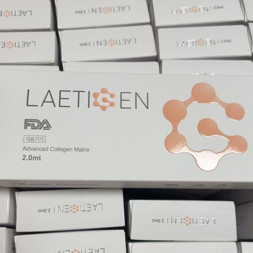 Laetigen Collagen Injection, Color : Light Yellow, Form : Liquid