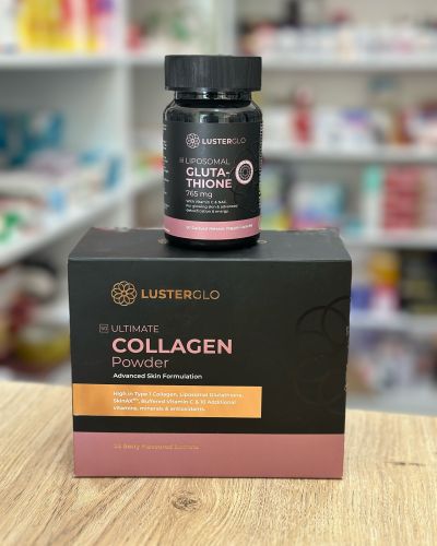 Luster Glo Glutathione Capsules, Color : Co