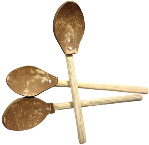 Coconut Shell Spoon, Color : White, Brown, Packaging Type : Box