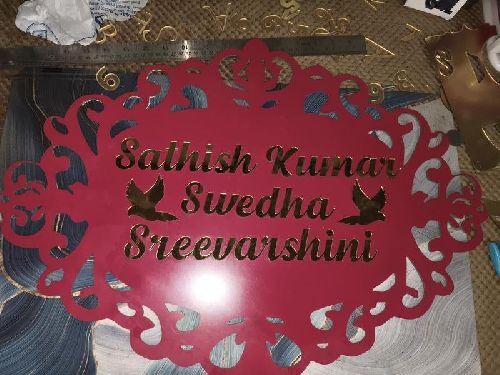 Aluminum Composite Panel ACP Name Plates, Shape : Rectangular