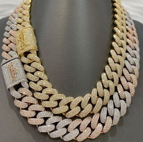 Golden Cuban Link Necklace for Men Casual, Formal