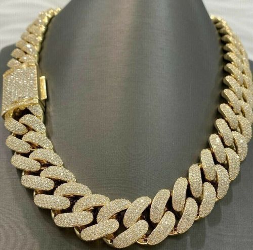 Heavyweight Gold Cuban Chain for Men, Color : Golden
