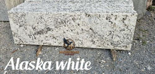 Polished Doted Alaska White Granite, Color : Grey