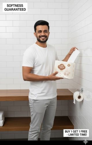 Plain Paper Toilet Tissue Rolls, Color : White