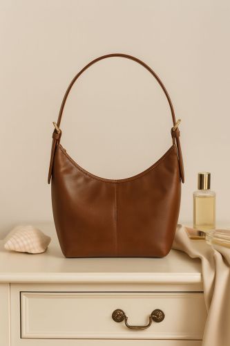 Plain Ardan Rexin Bag, Color : Brown, Technics : Attractive Pattern