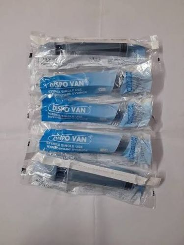 Non Polished Borosilicate Glass Dispovan Syringes