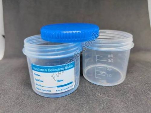 Plastic Urine Collecting Container, Color : White