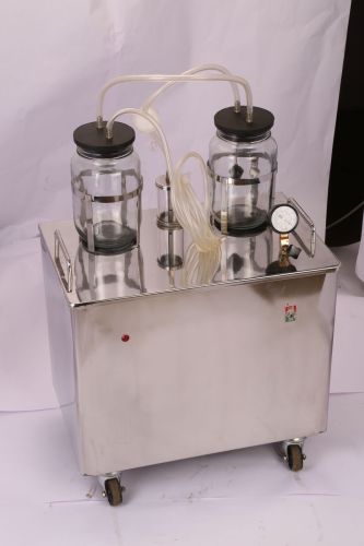 SS Body Semi Automatic High Vacuum Suction Machine for Hospital