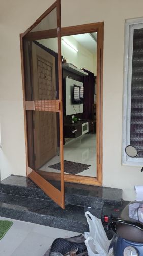 Wood Plain Mosquito Net Door, Color : Multicolors Multisizes for Home