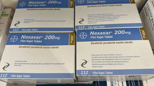 Nexavar 200 Mg Tablet, Packaging Type : bottle