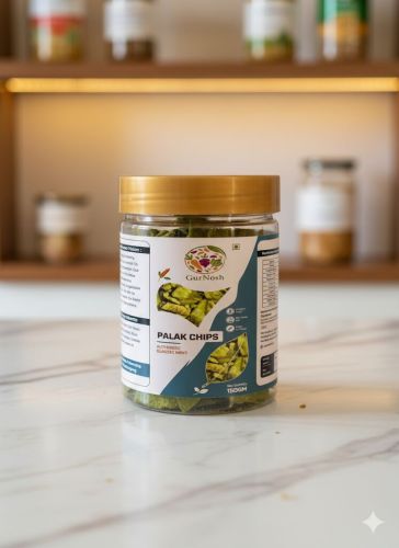 GurNosh Palak Chips, Taste : Sweet & Salty