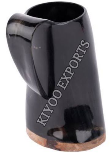 Polished Natural Buffalo Horn Mug 8-12 Inches, Brand Name : K101