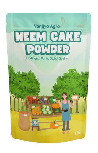 Neem Cake Fertilizer 1kg, Brand Name : Vanijyaagro