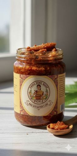 Glass Home Made Mango Pickle, Color : Original, Purity : 5star
