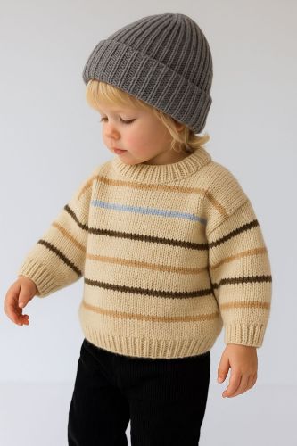  Kids Chunky Cable Knitted Sweater Casual Wear