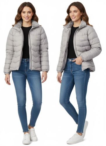 Polyester Plain Sherpa Lined Puffer Jacket Casual Wear