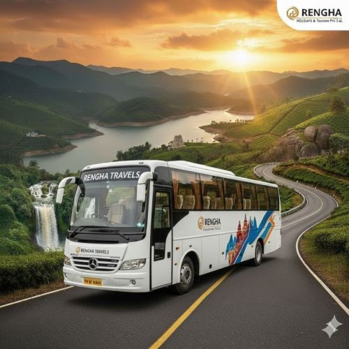 Madurai to Thekkady and Vagamon 45 Seater Bus