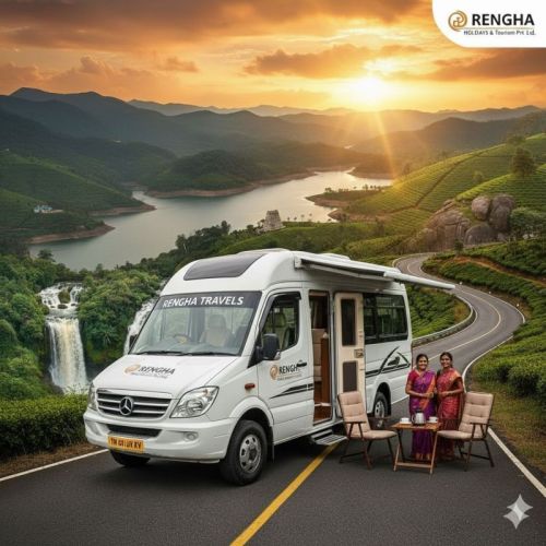 Madurai to Varkala Via Trivandram Tour Tempo Traveller