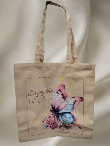 Cotton Customized Printed Tote Bag for Shopping Use