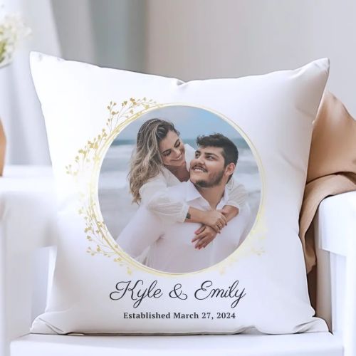 Polyester Customized Printed Cushion Cover Medium (8 X 10 X 5 Inch)