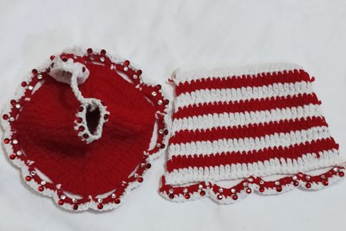 Laddu Gopal Ji Three Piece Dress Set