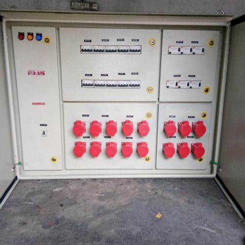 Power Distribution Panel, Color : Grey for Industrial Use